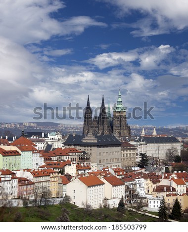 Prague - Hradcany, St.Vitus Cathedral and Lesser Town