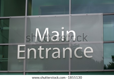 Main Entrance Sign