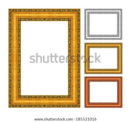 picture frame isolated on white background