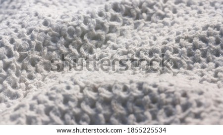 White honeycomb cloth used and stained
