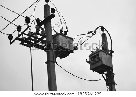 The point of commercial electricity accounting is black and white photo