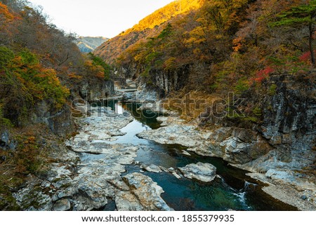 This is a picture of a river in Japan