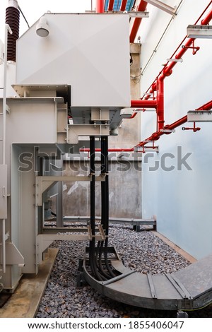 The terminal nox for secondary side of transformer consist of cooper bar that connect with power cable from cable tray