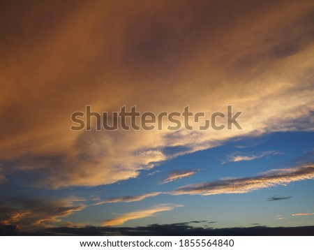 a beautiful blue sky with clouds background and texture 