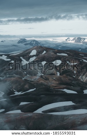 Iceland Highlands in Summer Landscape