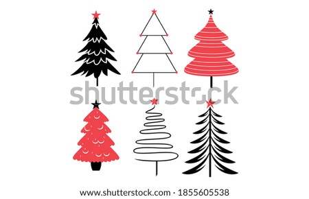 Set of realistic design christmas background. Merry christmas background