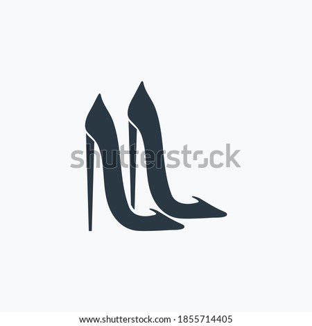 Stiletto icon isolated on clean background. Stiletto icon concept drawing icon in modern style. Vector illustration for your web mobile logo app UI design. Royalty-Free Stock Photo #1855714405