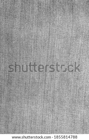 Perspective and closeup view to abstract space of empty natural clean denim texture for the traditional business background in cold bright colors with diagonal shift tilt lines and stitches