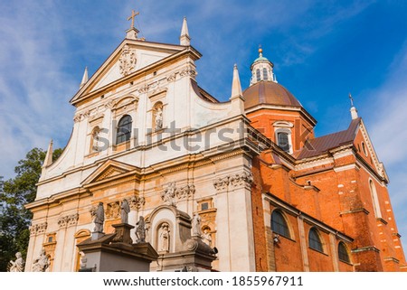 Saints Peter and Paul Church in Krakow. Krakow, Lesser Poland, Poland. Royalty-Free Stock Photo #1855967911
