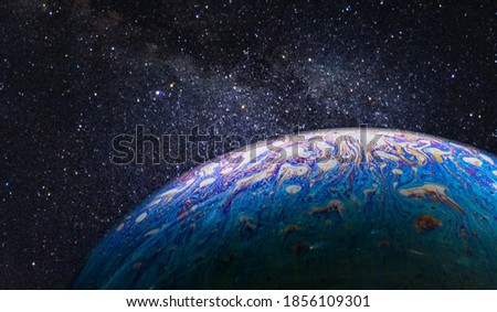 Planet and outer space illustration 