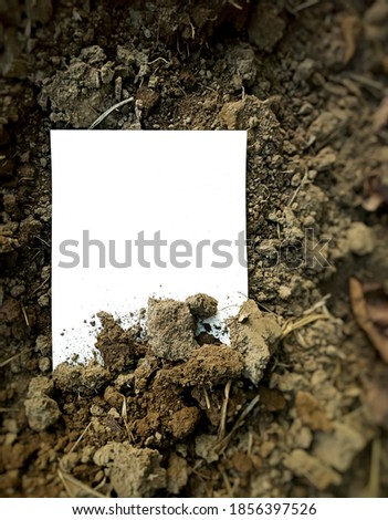 Free space on the soil surface