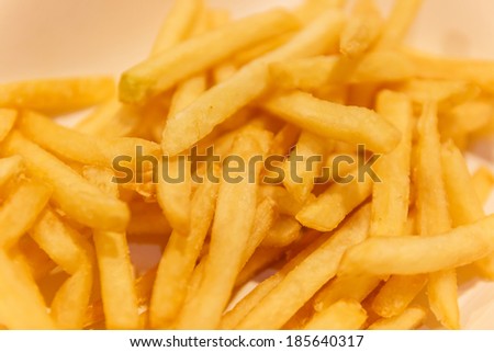 A pile of french fries