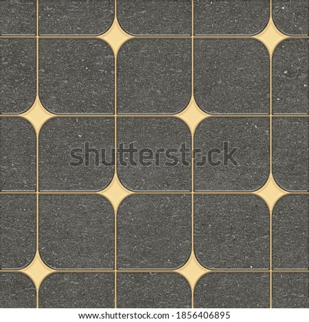 Paving stone , ceramic tile design with gray stone texture