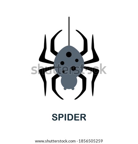 Spider icon. Simple element from halloween collection. Creative Spider icon for web design, templates, infographics and more