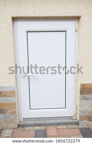 new white insulated PVC door ,