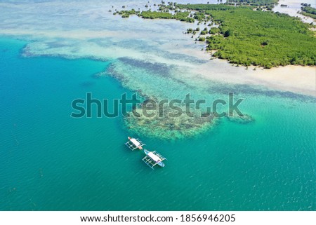 Cowrie Islands Drone Pictures Puerto Princesa Palawan Island Philippines