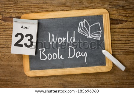 World Book Day, April 23 Royalty-Free Stock Photo #185696960