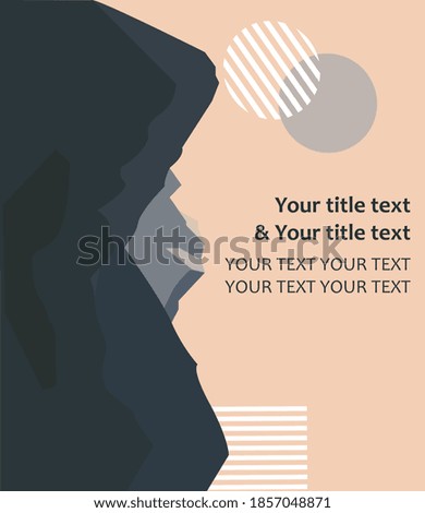 vector illustration of a blank banner for your text. vector