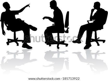 Man in sitting position 