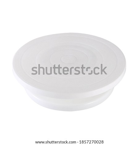 round plastic swivel stand for the cake
