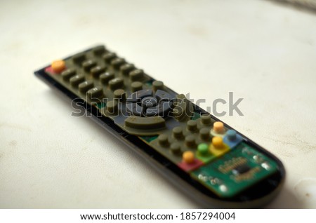 Photo of disassembled remote controller