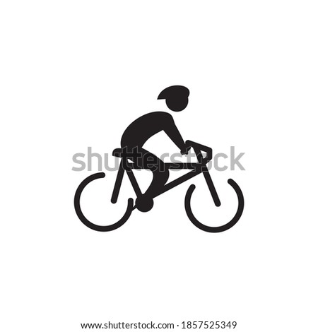 Bicycle icon logo design vector template