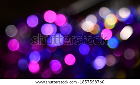 Beautiful bokeh for New Year and Christmas