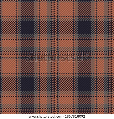 Seamless pattern of scottish tartan plaid. Repeatable background with check fabric texture. Flat vector backdrop of striped textile print.