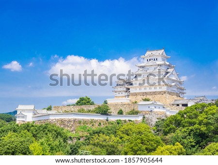 Himeji Castle, Hyogo Prefecture, has been selected as one of Japan's 100 best castles and is registered as a World Heritage Site.