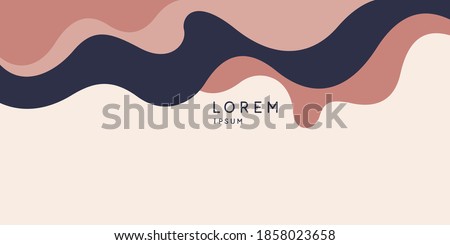 Modern backgrounds with abstract elements and dynamic shapes. Compositions of colored spots. Vector illustration. Template for design and creative ideas. Royalty-Free Stock Photo #1858023658