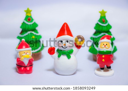 Christmas image represented by accessories
