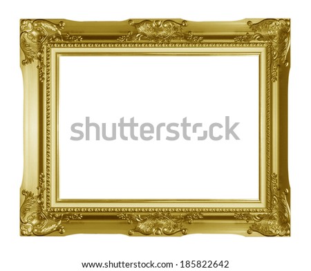  picture frame isolated on white background.