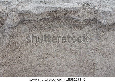 Natural background Clear Baltic sand 