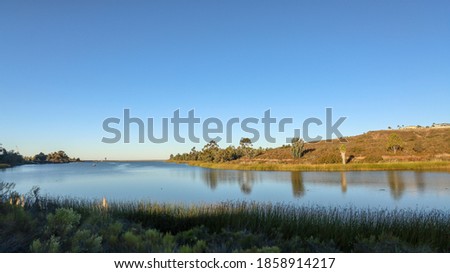 Miramar reservoir in San Diego, California.