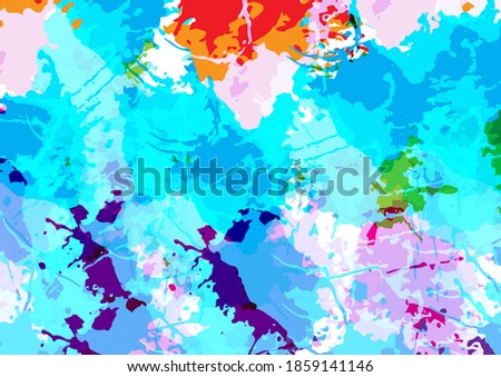 abstract vector splatter multicolor background. color design background. Vector illustration design