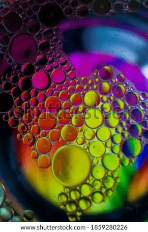 Games with bubbles and colored light