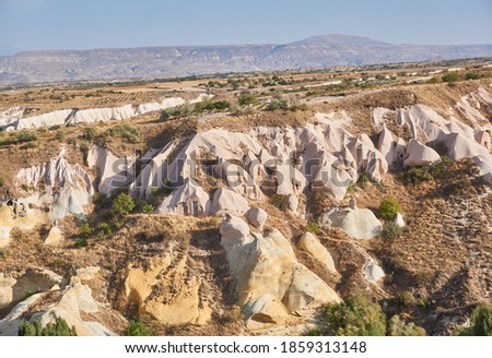 Pigeon Valley in Cappadocia stock photo