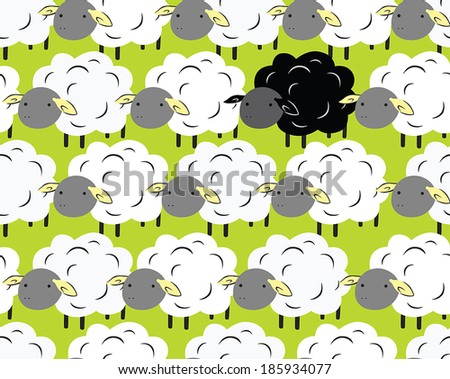 One Black Sheep Amongst White Sheep 