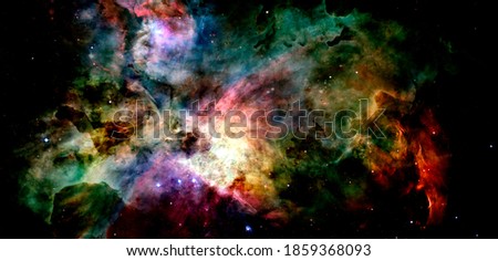 Cosmic art. Beauty of deep space. Science fiction wallpaper. Billions of galaxies in the universe. Elements of this image furnished by NASA