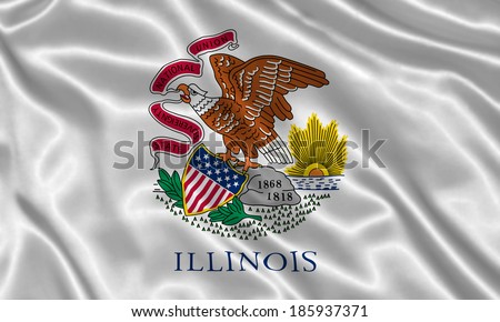 Flag of Illinois state (USA)
