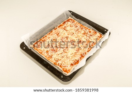 Photo Picture of an Italian Pizza Delicious Food