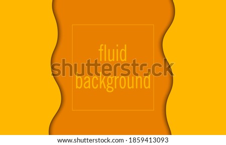 fluid design orange color for background