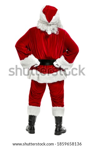 Santa claus on a white background