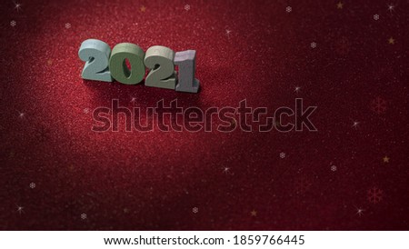 Happy New Year 2021 numbers