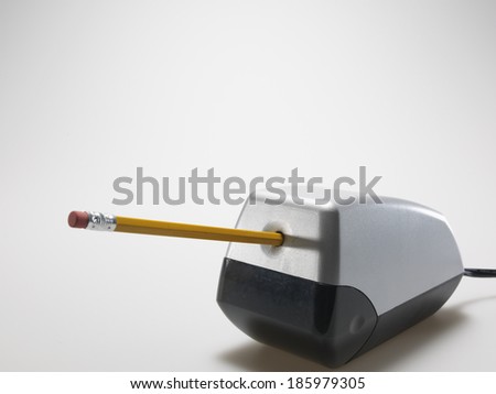 Pencil in Electrical Sharpener