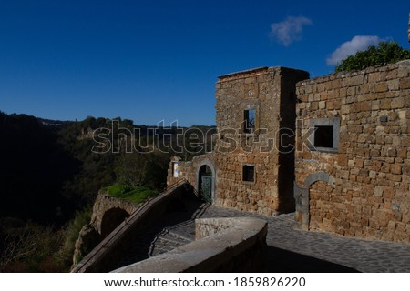 Porta San Maria is the main gateway of  Civita di Bagnoregio , As know as the town that is dying ,Italy