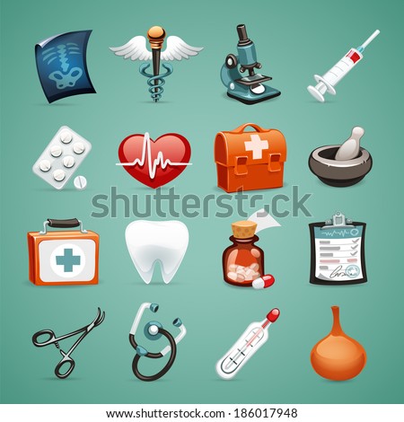 Medical Icons Set1.1 In the EPS file, each element is grouped separately.