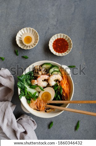 Homemade Korean meal / Korean Shirataki Noodle / Great meal for light eater, weight watcher or on diet