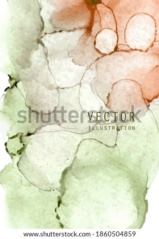 Alcohol ink vector texture. Fluid ink abstract background. Art element illustration for your design.