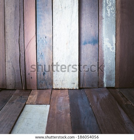 Vintage color of wood texture. background old panels